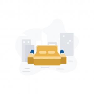 King Room with Mobility Accessible Roll-In Shower